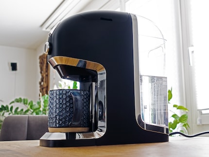 Der Tank fasst 2,7 Liter.