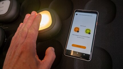 Nell'app, le capsule RoxPro collegate possono essere configurate e assegnate a diversi gruppi.