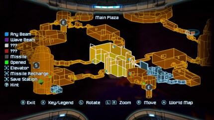Die 3D-Minimap ist ein wichtiges Tool für die Erkundung des Planeten.