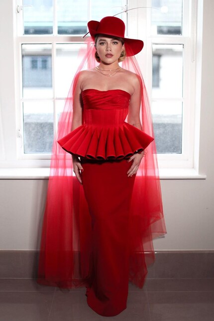 Florence Pugh in Robert Wun.