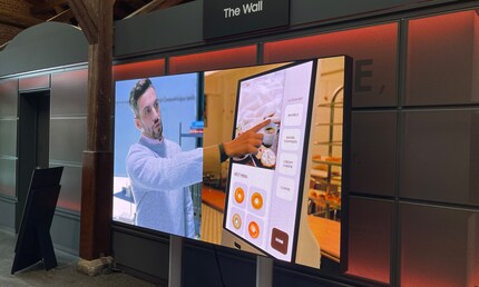 The Wall, Samsung’s first micro-LED TV, provides a glimpse into the future of television.