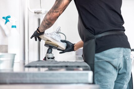 ... et à la brosse électrique.