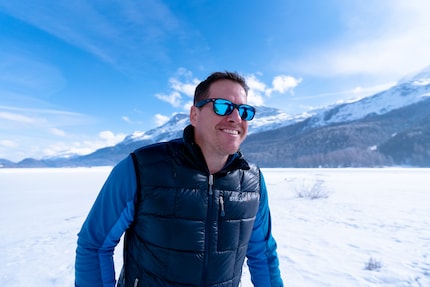 Patrick Mayer has not lost his laugh.