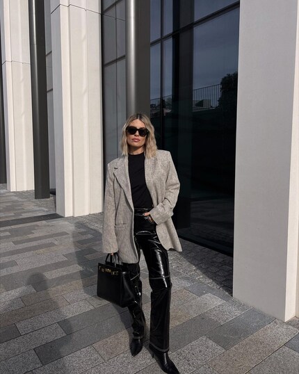 I blazer larghi possono essere indossati tutto l'anno.