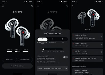 ANC and the settings in Nothing X