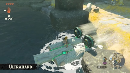 The boat allows Link to cross large bodies of water with ease.