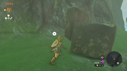 Hopefully one of these boulders won't fall on my head.
