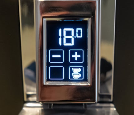 Singolo o doppio? Il display dell'Eureka Mignon Libra.