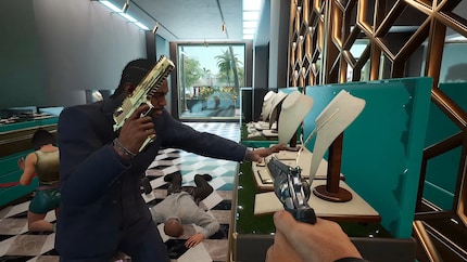 Bei Überfallen gilt es, die Beute möglichst schnell zu sammeln und dann mit dem Fluchtauto zu verschwinden.