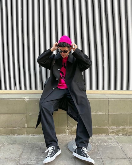 @rasuuls indossa il suo in nero.