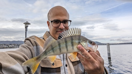 Nel posto giusto al momento giusto, dove anche un novellino riesce a catturare un pesce.