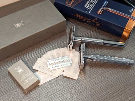Modern safety razors look just like they did 100 years ago.