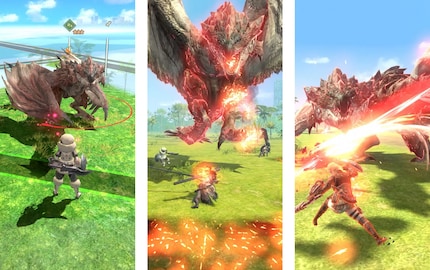 The game brings the core of the «Monster Hunter» series to the smartphone: the battle.