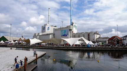 There's always something going on in Aarhus harbour, for example at the «Tall ship race» Regatta.