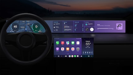 Ideale: lo smartphone è completamente integrato nell'auto con Carplay.