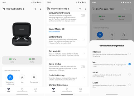 An app with many options and varieties of noise cancellation.