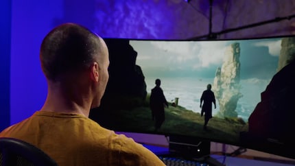 Les zones claires semblent pâles.