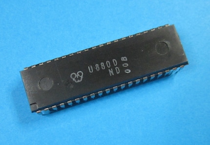 Der Chip U880 steckt in beinahe jedem DDR-Rechner bis zur Wende.