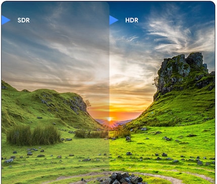 Mit diesem Symbolbild illustriert Google das neue HDR-Format.