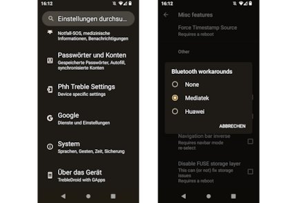 Une fois de plus, j'ai de la chance - avec le workaround Bluetooth Mediatek, mon problème d'écouteurs disparaît.