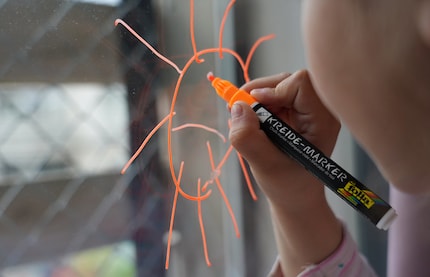 Mia figlia di quattro anni si diverte solo quando disegna a mano libera.
