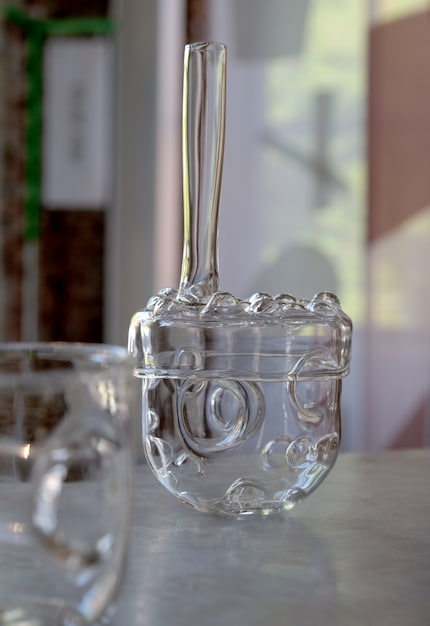 Alena Halmes tests a new method of designing objects with this set.