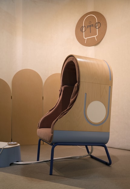 The chair is designed to fulfil the human need for a gentle touch ...