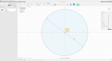 The first of many circles on this project.