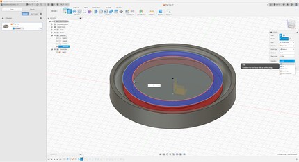 You have to refill part of the protrusion you created.