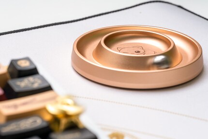 The protrusion for the ball leads into a kind of volcano.