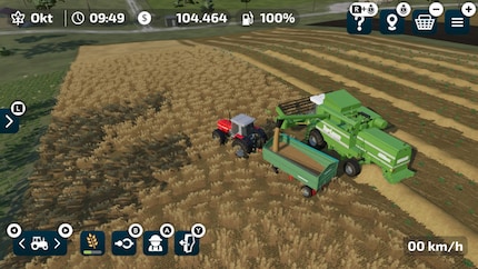 The first harvest is loaded into the trailer. I’m proud.