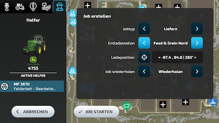 In a full trailer, I send my helpers to the next point of sale by using the map – if it works.