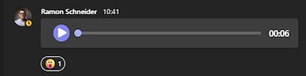 Even MS Teams offers no refuge from voice messages.