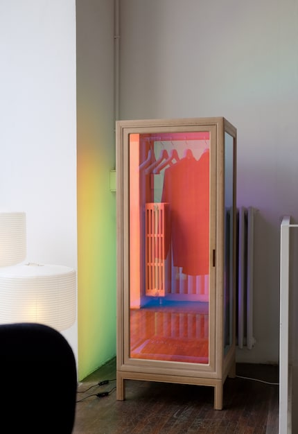 The wardrobe «Jacket in the Rainbow» from Time & Style is designed to create the impression of a rainbow.