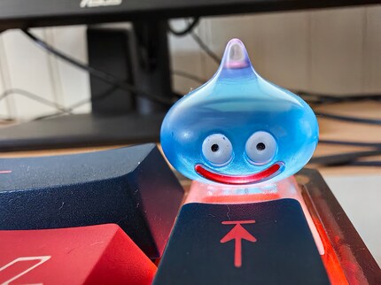 With Macro, my tiny slime blob becomes massive.