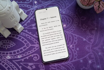 Reading a book on your smartphone is enjoyable, as long as you can find one you like.