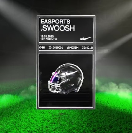 In a short teaser video on Twitter, Nike shows, among other things, a virtual NFT helmet in collaboration with EA Sports. It will most likely be used in «Madden NFL 24».