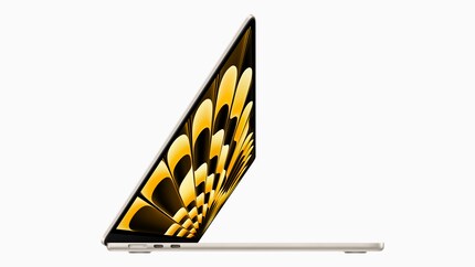 11,5 Millimeter dick ist das neue MacBook Air. Das sind 0,2 mehr als beim 13-Zöller