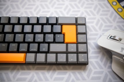 Les keycaps dégagent un sentiment rétro.