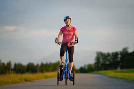 I enjoy the scenery while exercising on my stepper. 