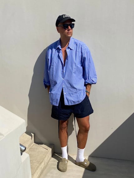 Birkenstock Bostons e calzini sono una combinazione molto trendy al momento.