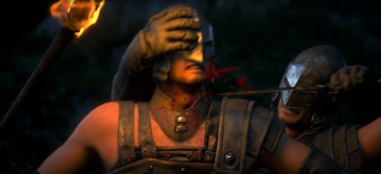 Quand la gorge est tranchée, le sang gicle.