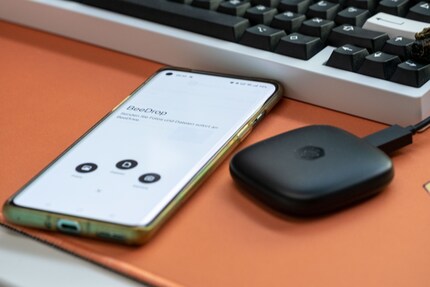 Mit Beedrop übertrage ich Daten von meinem Smartphone ans BeeDrive.