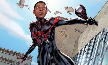 Part of the cover of: « Miles Morales: Ultimate Spider-Man, Ultimate Collection, Book 1»