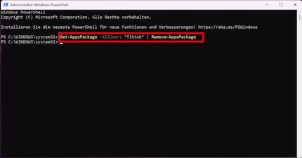Uninstall software.