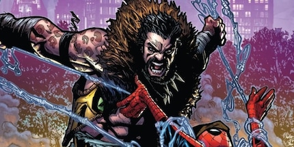 In de strips is Kraven de Jager een van de meest meedogenloze vijanden van Spider-Man.