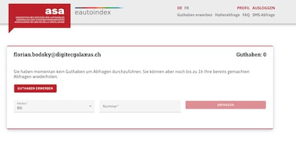 Many cantons use the eAutoindex.