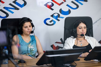 Lena e Virginia hanno giocato per sei ore di fila.