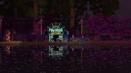 In the Arcade, I can both recruit the Wiz and earn coins.