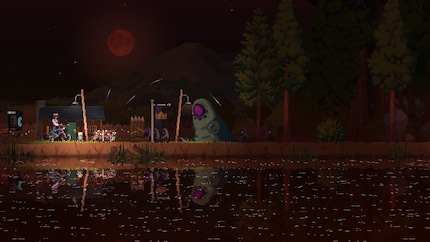 At night, creepy creatures launch their attacks.